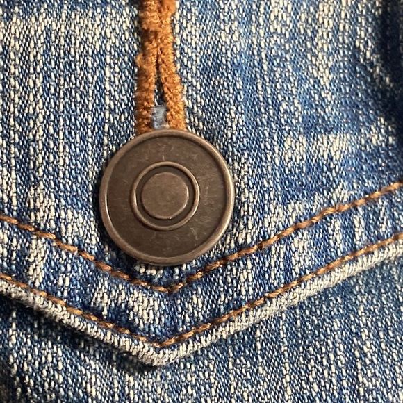 Juniors Size Medium Stretch Denim Insulated So Jacket - Picture 10 of 10